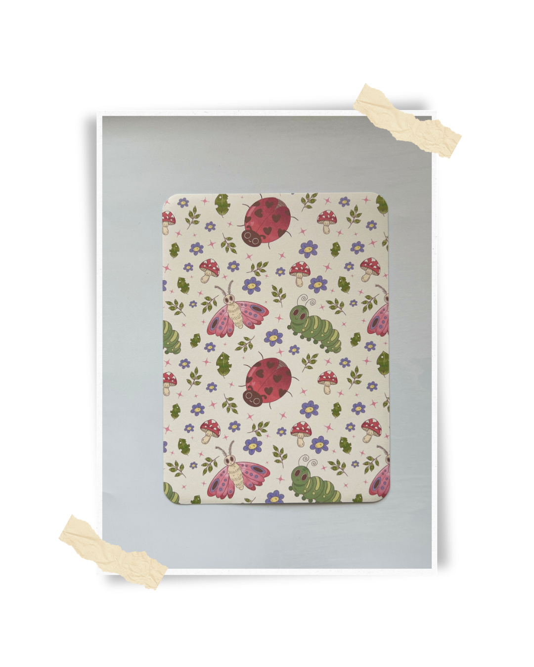 Decorative Kindle Insert for Clear Cases | Ladybug & Friends