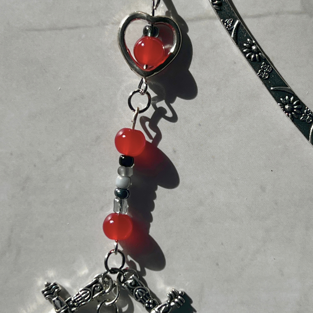 “Star-Crossed Steel” Edition Enemies-to-Lovers Handmade Bookmark