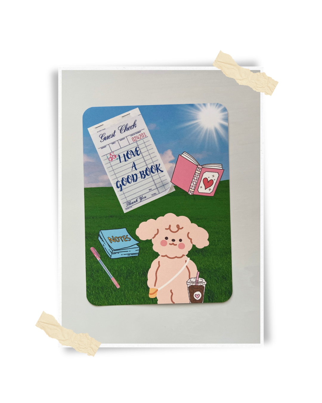 Decorative Kindle Insert for Clear Cases | I love A Good Book