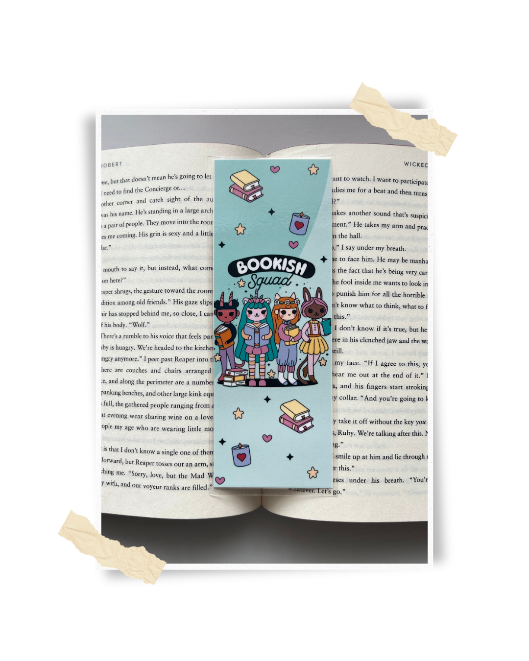 Decorative Laminated Bookmark | Bookish Squad