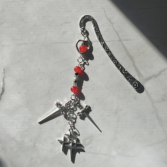 “Star-Crossed Steel” Edition Enemies-to-Lovers Handmade Bookmark