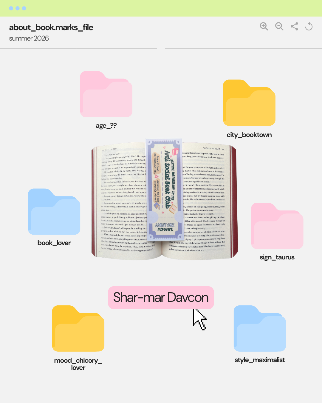 Laminated Bookmark for Readers | Antisocial Book Club 2.5 x 7 Book Accessory