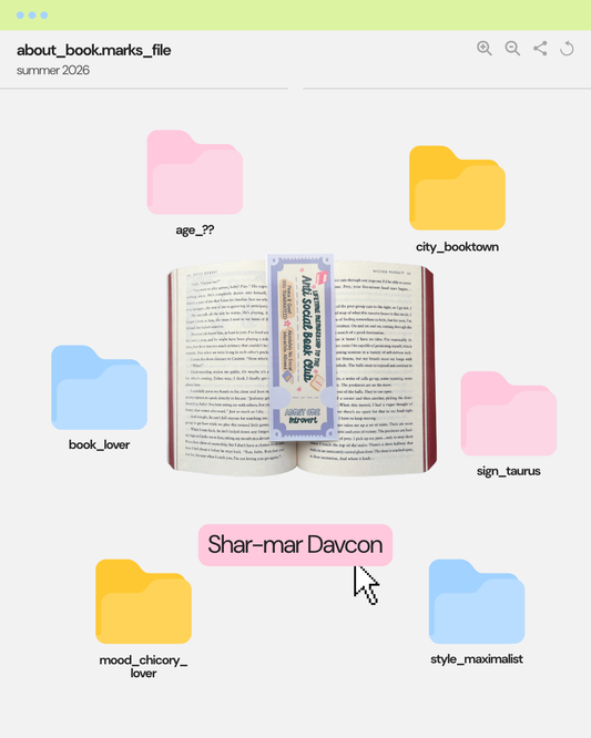 Laminated Bookmark for Readers | Antisocial Book Club 2.5 x 7 Book Accessory