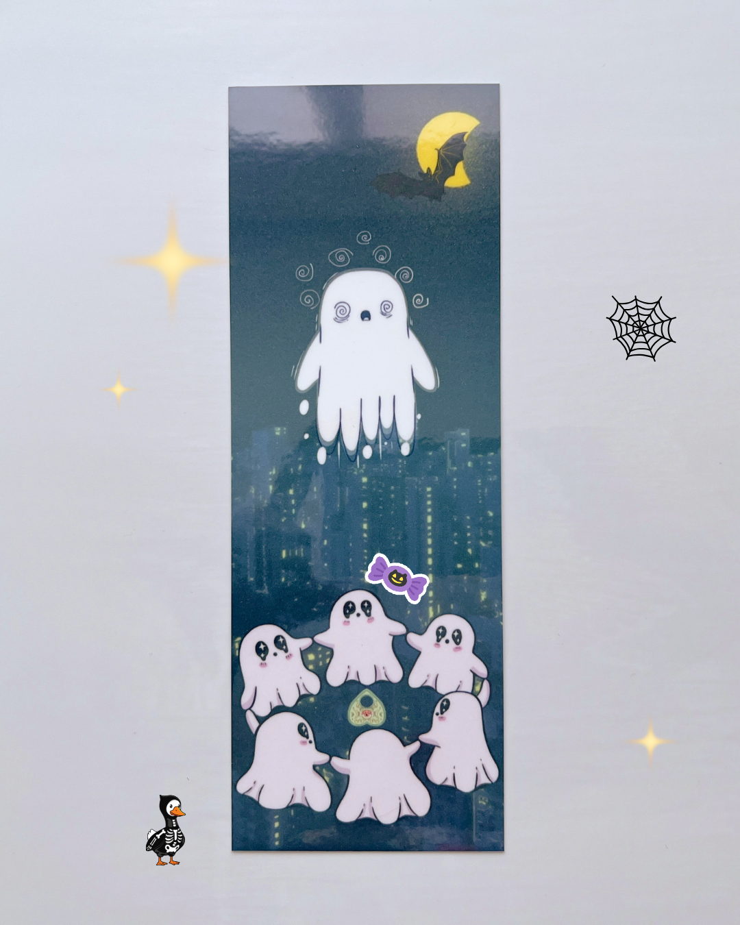 Decorative Laminated Bookmark | Ghostie Seance
