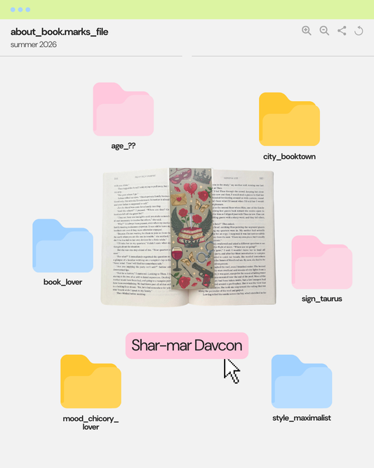 Laminated Bookmark | Dark Romance 2.5 x 7 Bookish Page Marker for Mood Readers