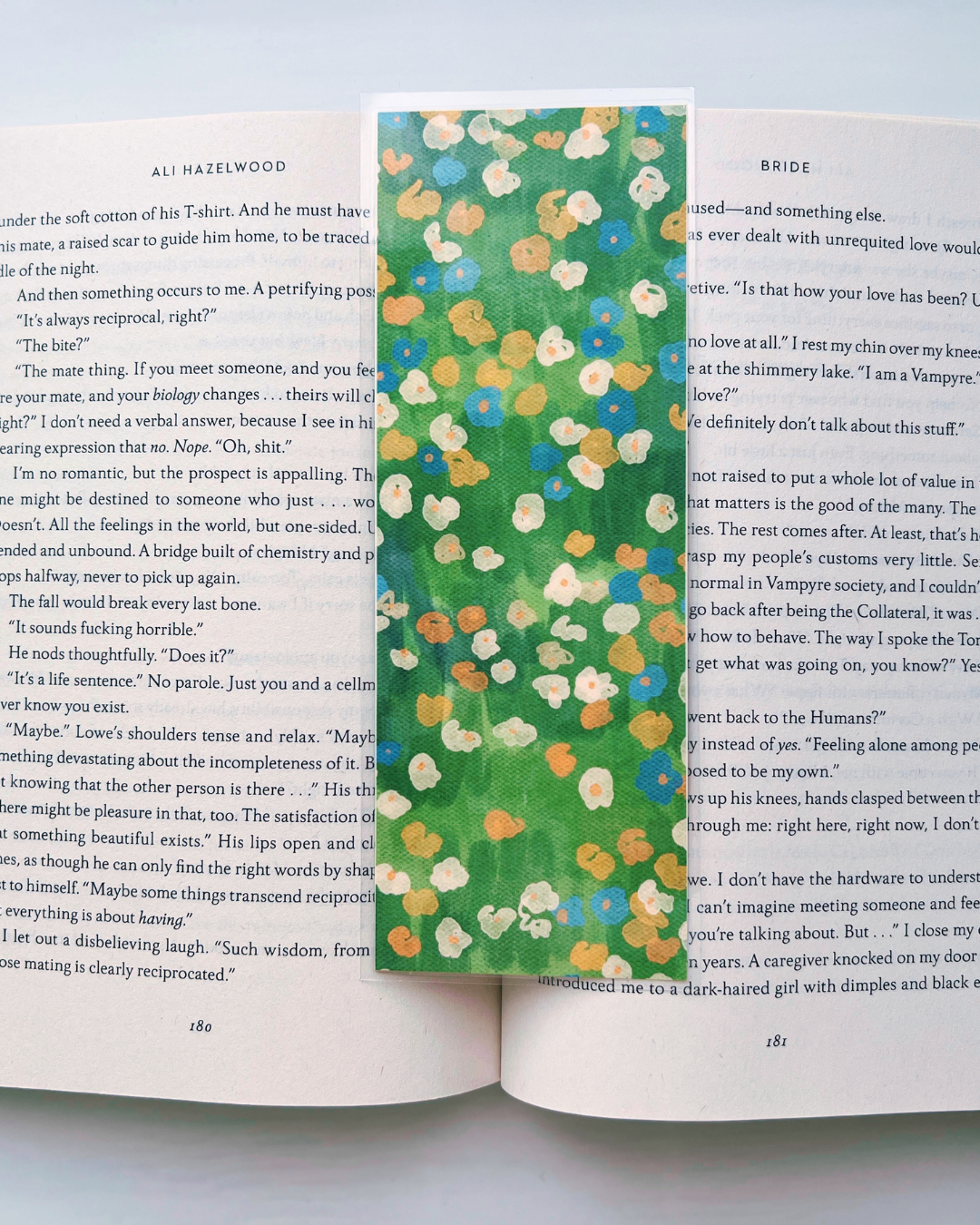 Bouquet + Green Floral Laminated Bookmark Duo | Set of 2