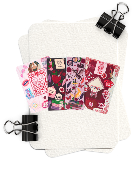 Lucky Girl Mood Reader Bundle | 2 Kindle Inserts + 2 Bookmarks