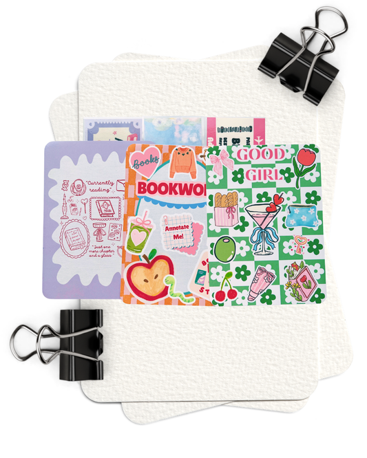 Bookworm The Big Mood Bundle | 3 Kindle Inserts + 3 Bookmarks