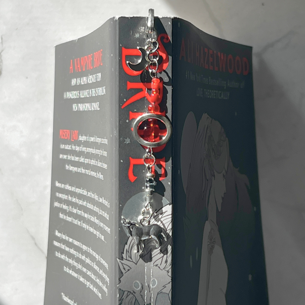 “Moon-Bound Claim” Edition Shifter-Romance Handmade Bookmark