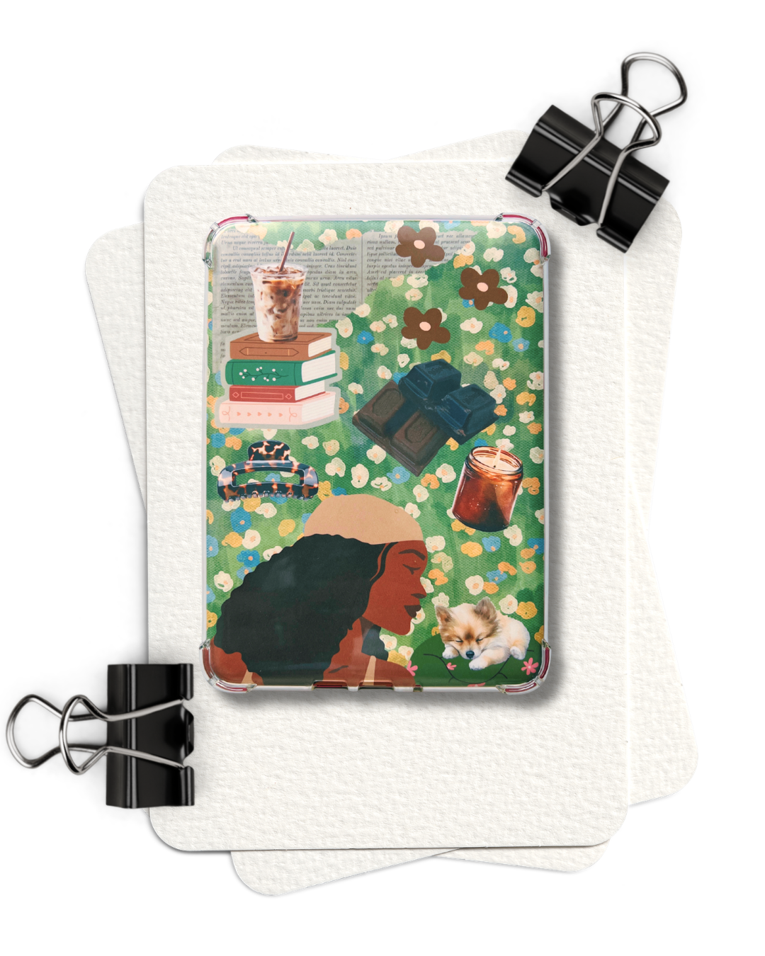 Bookworm + Coffee & Candles Kindle Insert Duo | Set of 2