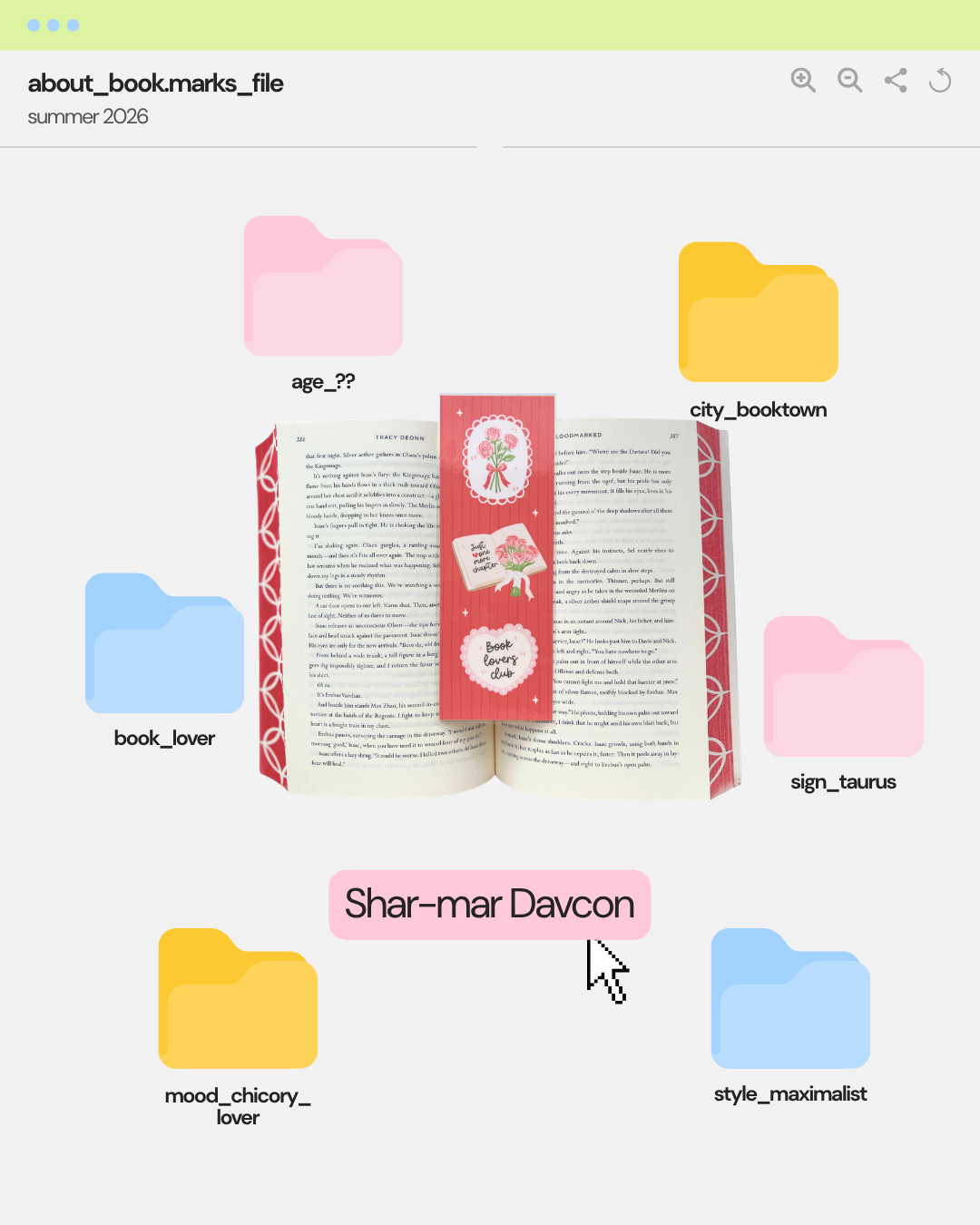 Laminated Bookmark | Book Lovers Club 2.5 x 7 Bookish Page Marker for Mood Readers