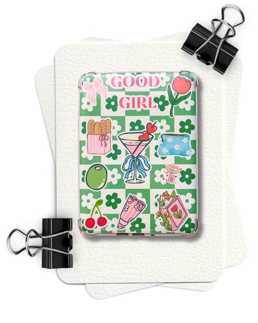 Good Girl + Bouquet Reading Setup Duo| Kindle Insert and Bookmark Set