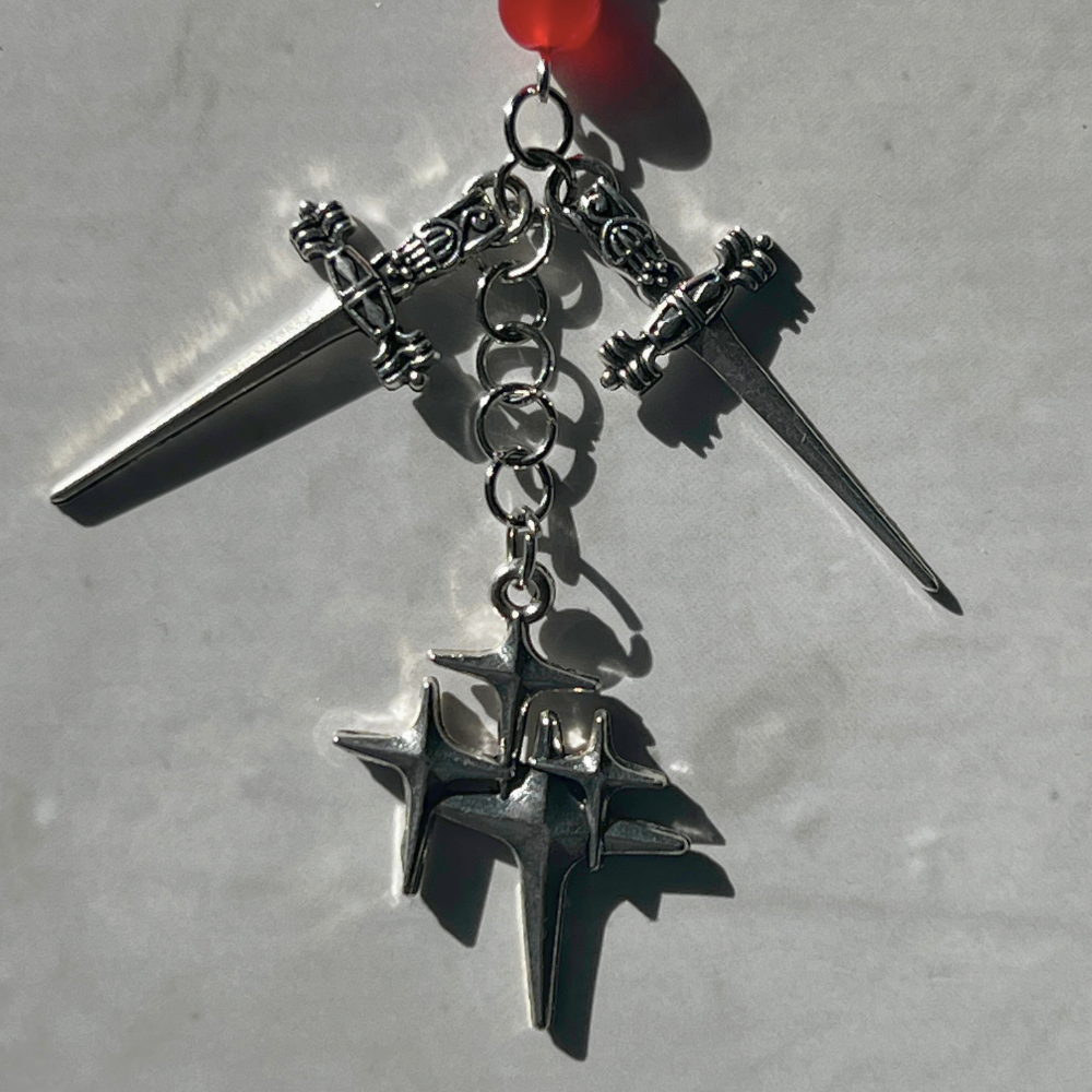 “Star-Crossed Steel” Edition Enemies-to-Lovers Handmade Bookmark