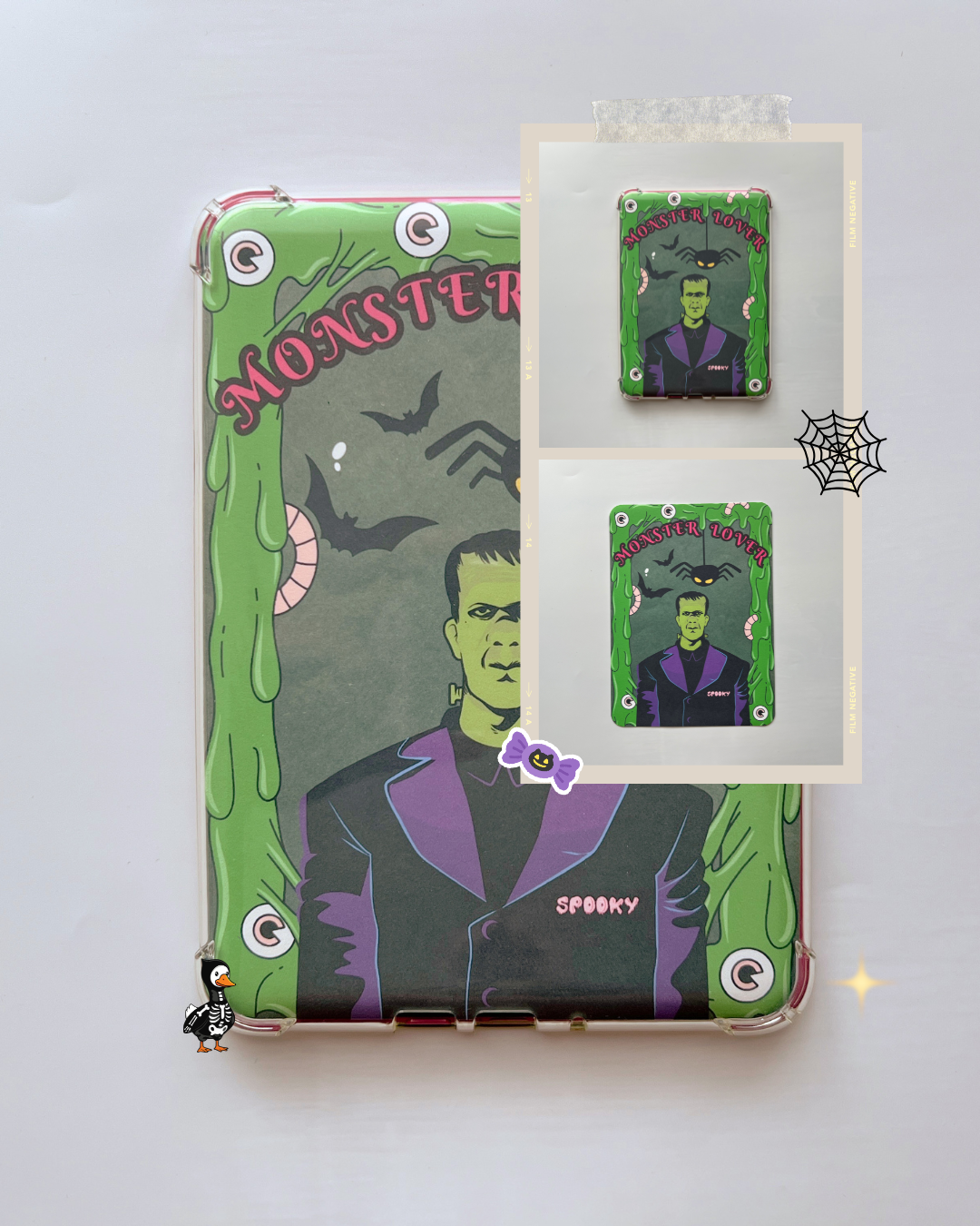 Decorative Laminated Bookmark | Monster Lover