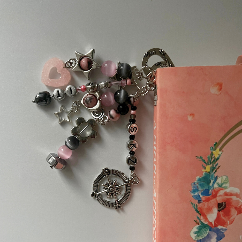 Stray Kids "Do It" Bookmark Collection | Handmade Metal Beaded Bookmark
