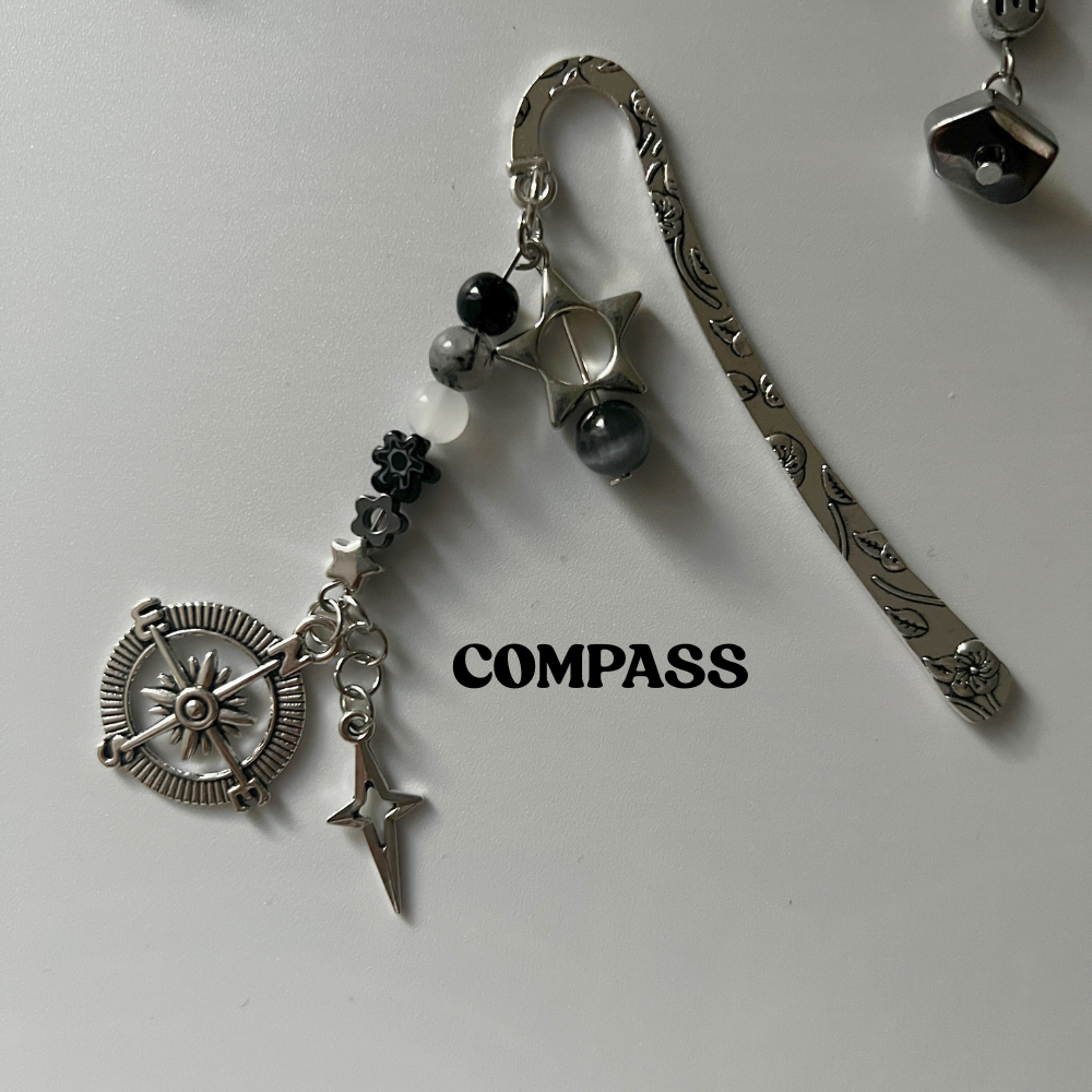 Stray Kids "Divine" Bookmark Collection | Handmade Black & White Beaded Bookmark