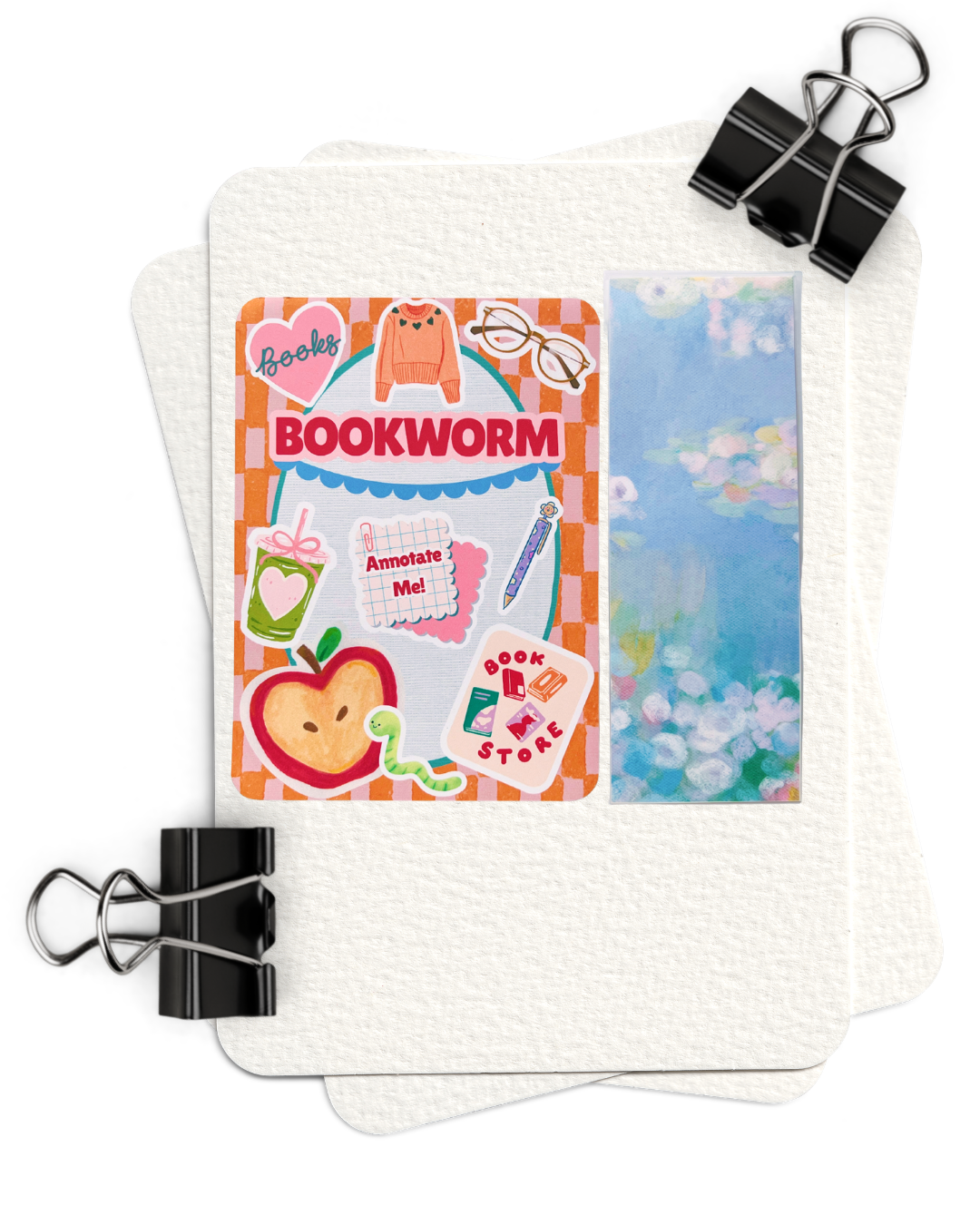 Bookworm The Big Mood Bundle | 3 Kindle Inserts + 3 Bookmarks