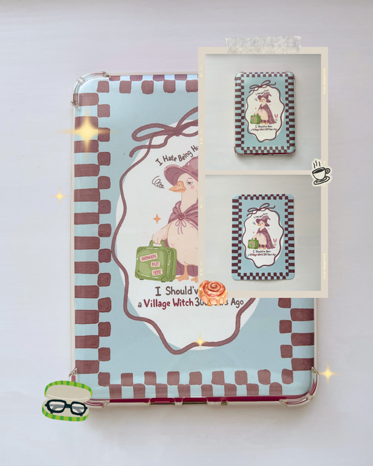 Decorative Kindle Insert for Clear Cases | Hate Being Human