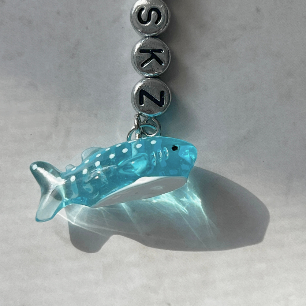 SKZ "KARMA" Inspired Bookmark | Blue Evil Eye, Whale Charm & Fish Bone Bookmark