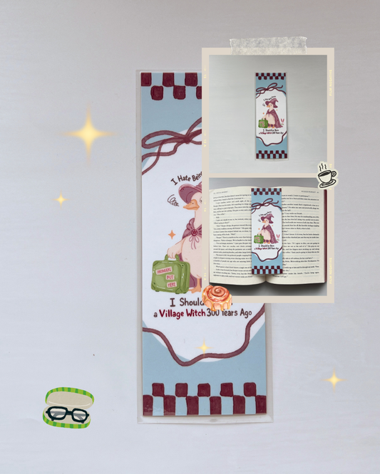 Decorative Laminated Bookmark | Hate Being Human