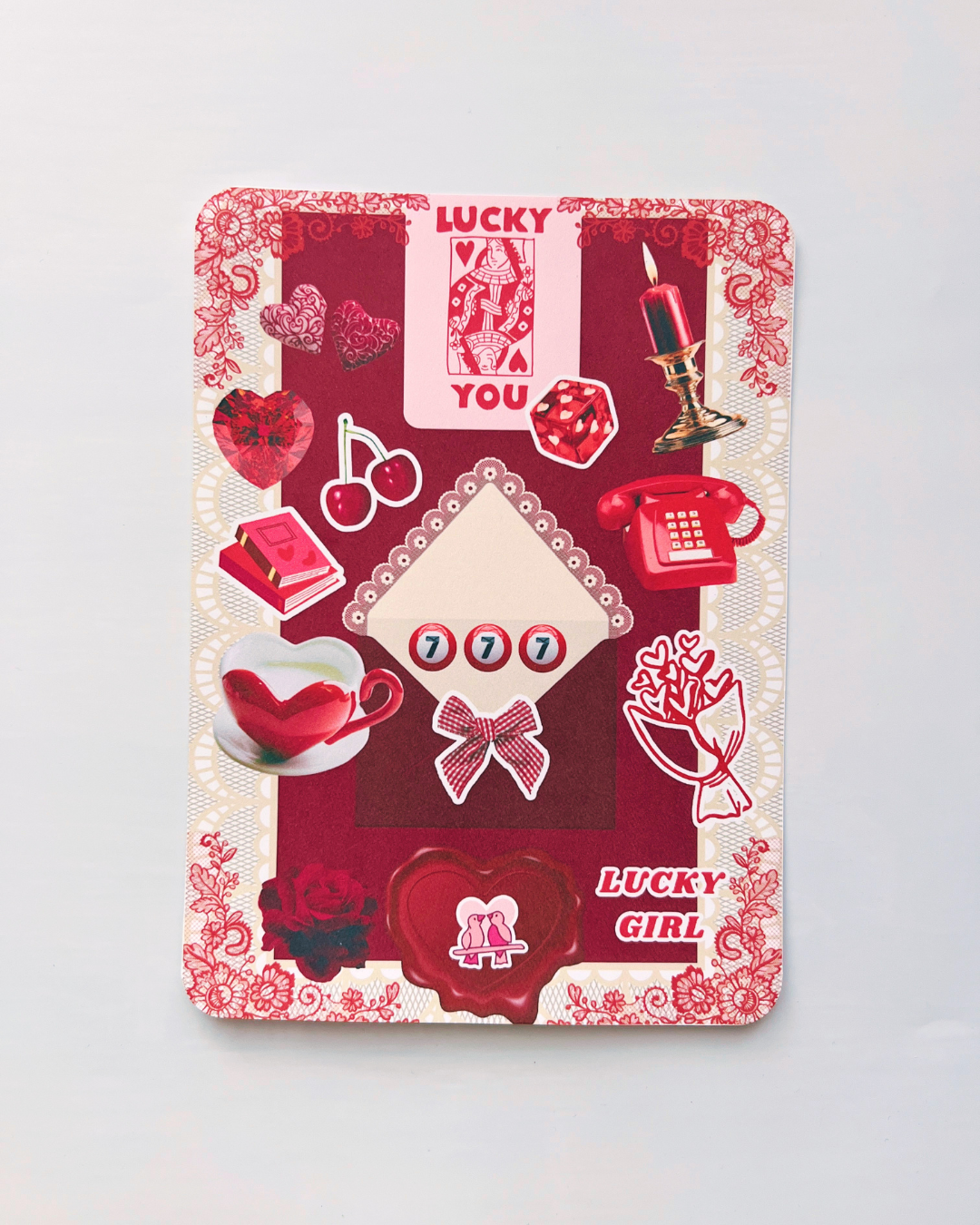 Lucky Girl Mood Reader Bundle | 2 Kindle Inserts + 2 Bookmarks
