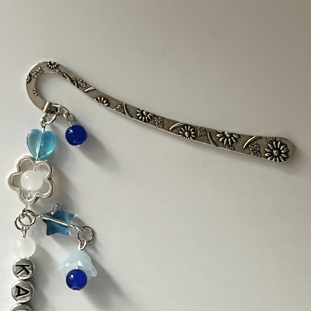 Stray Kids "KARMA" Bookmark | Sky Blue Heart & Star Bookmark