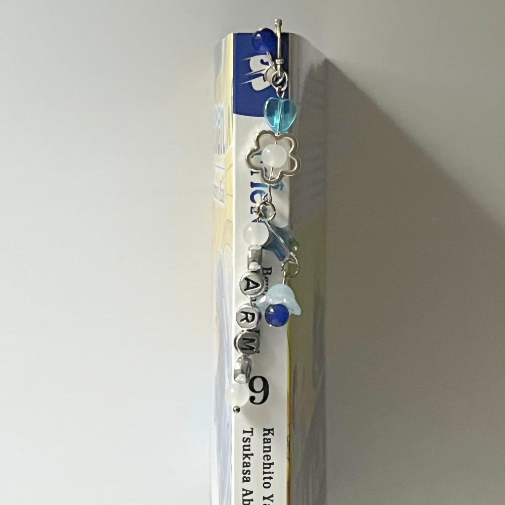 Stray Kids "KARMA" Bookmark | Sky Blue Heart & Star Bookmark